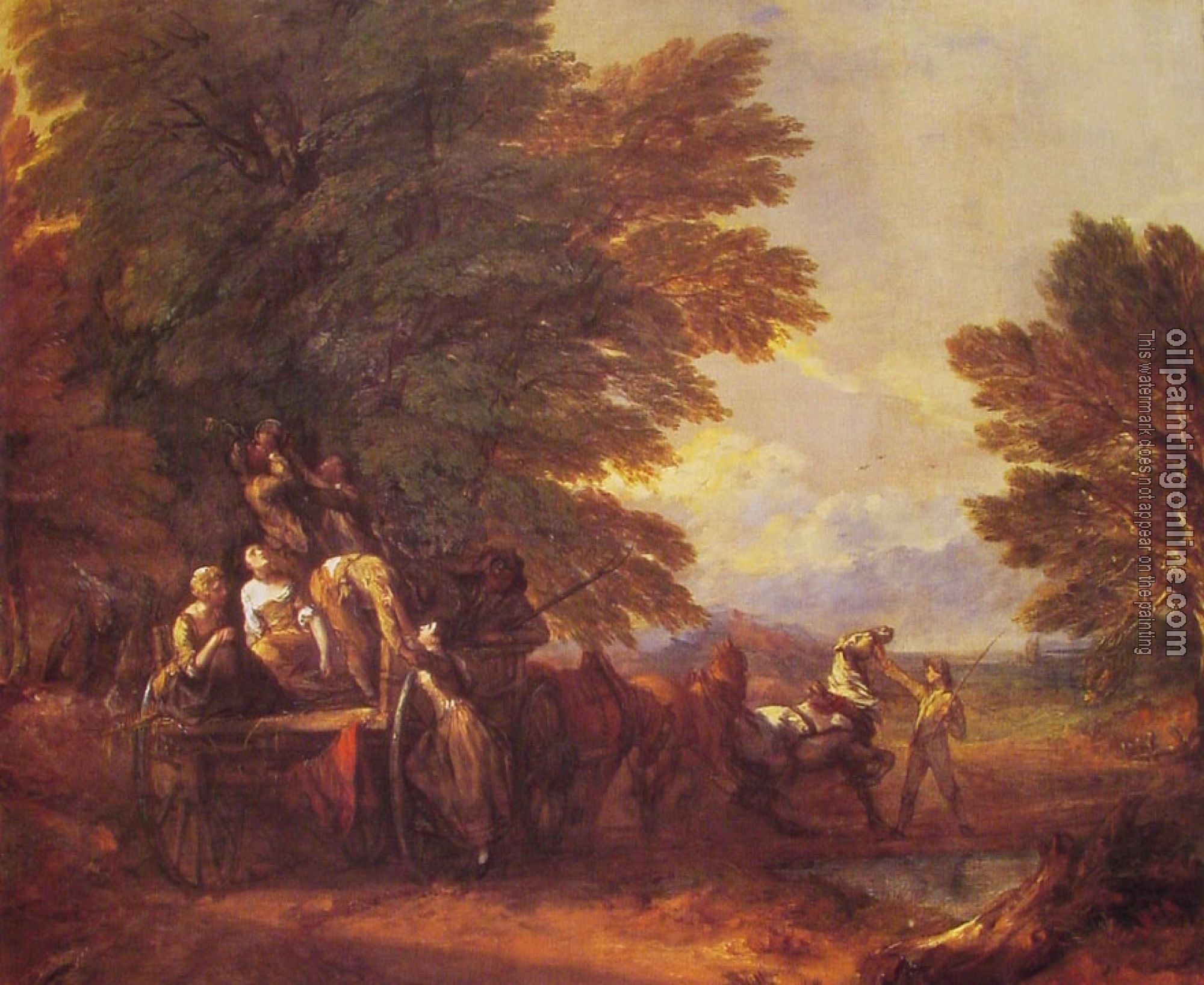 Gainsborough, Thomas - The Harvest Wagon